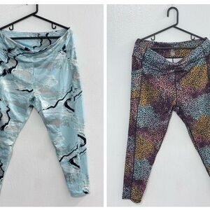 2-Pro Player plus size Printed Leggings